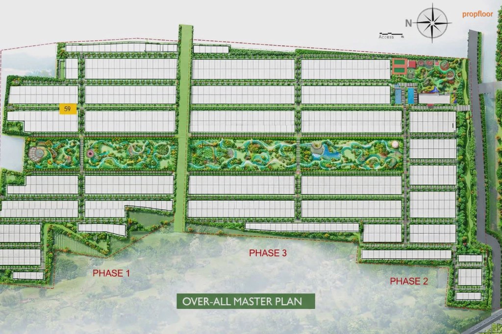 Adarsh Palm Acres Master plan