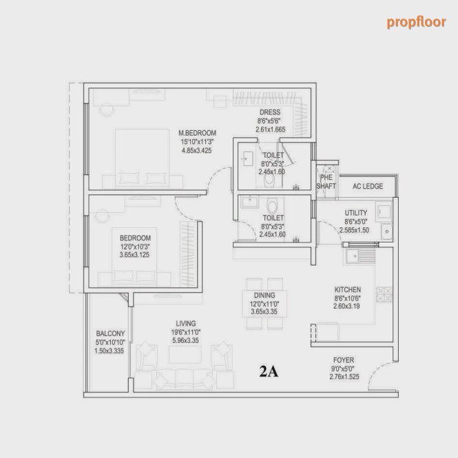 Adarsh Park Heights floor plan