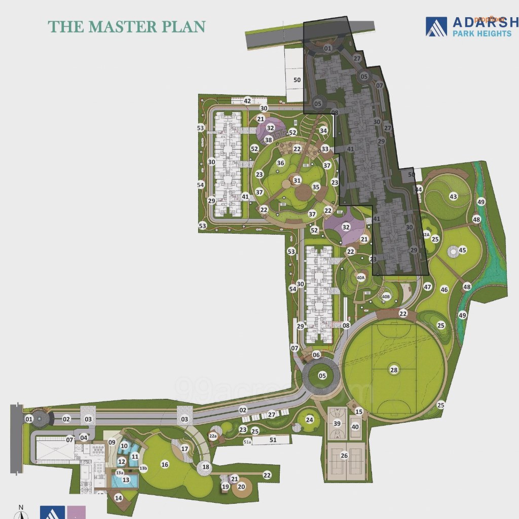 Adarsh Park Heights Master plan