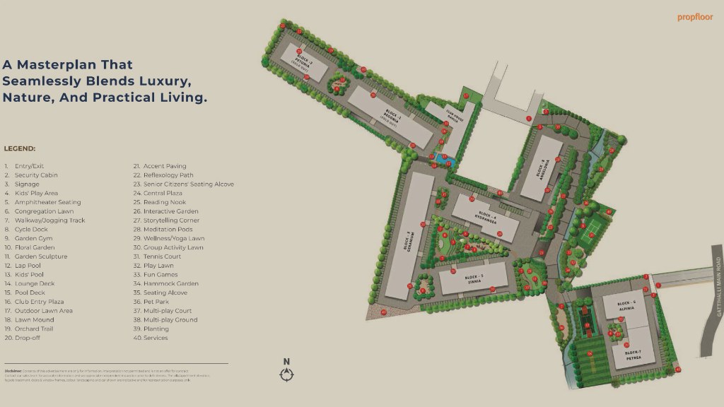 Adarsh Tropica Master plan