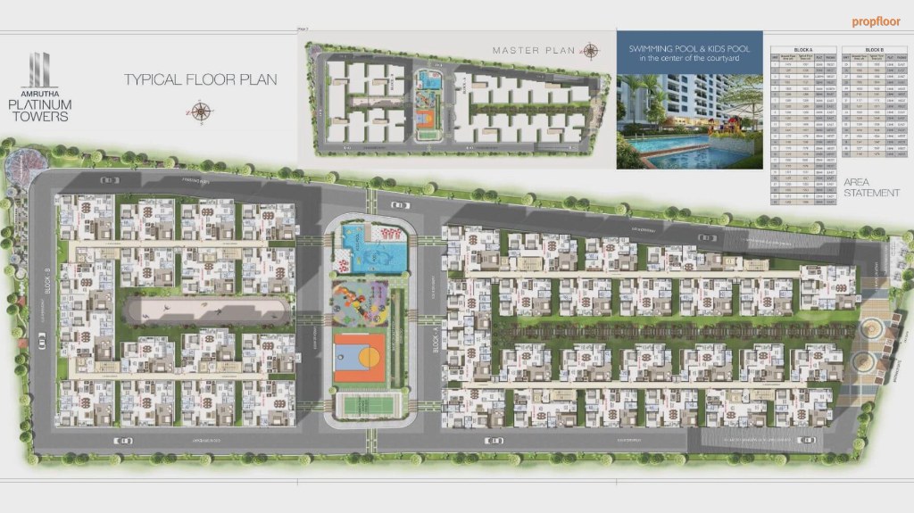 Amrutha Platinum Towers Master plan