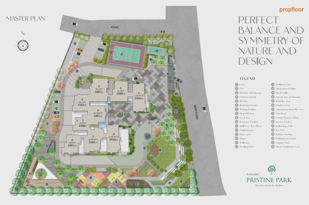 Ankuraa Pristine Park Master plan