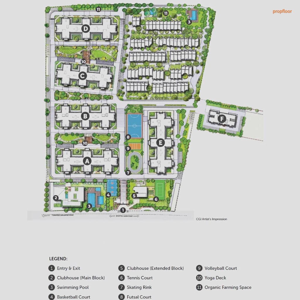 Assetz 63° East Master plan