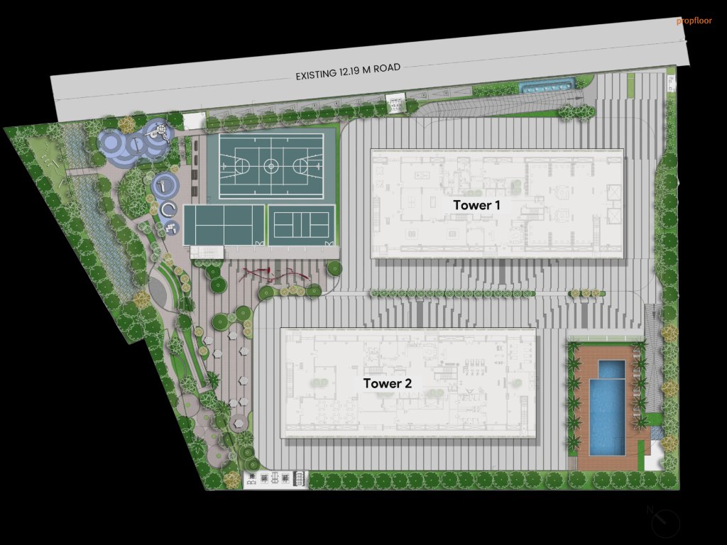 Assetz Melodies of Life Apartments Master plan