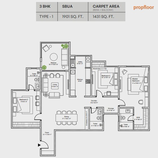Assetz Mizumi Reserve floor plan