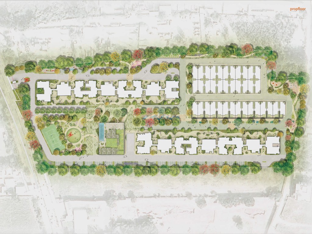 Bhartiya City Nikoo Homes 8 Master plan