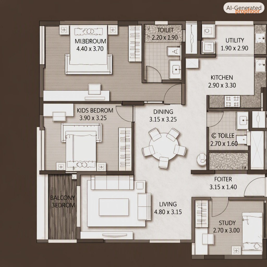 Birla Apple Aroma floor plan