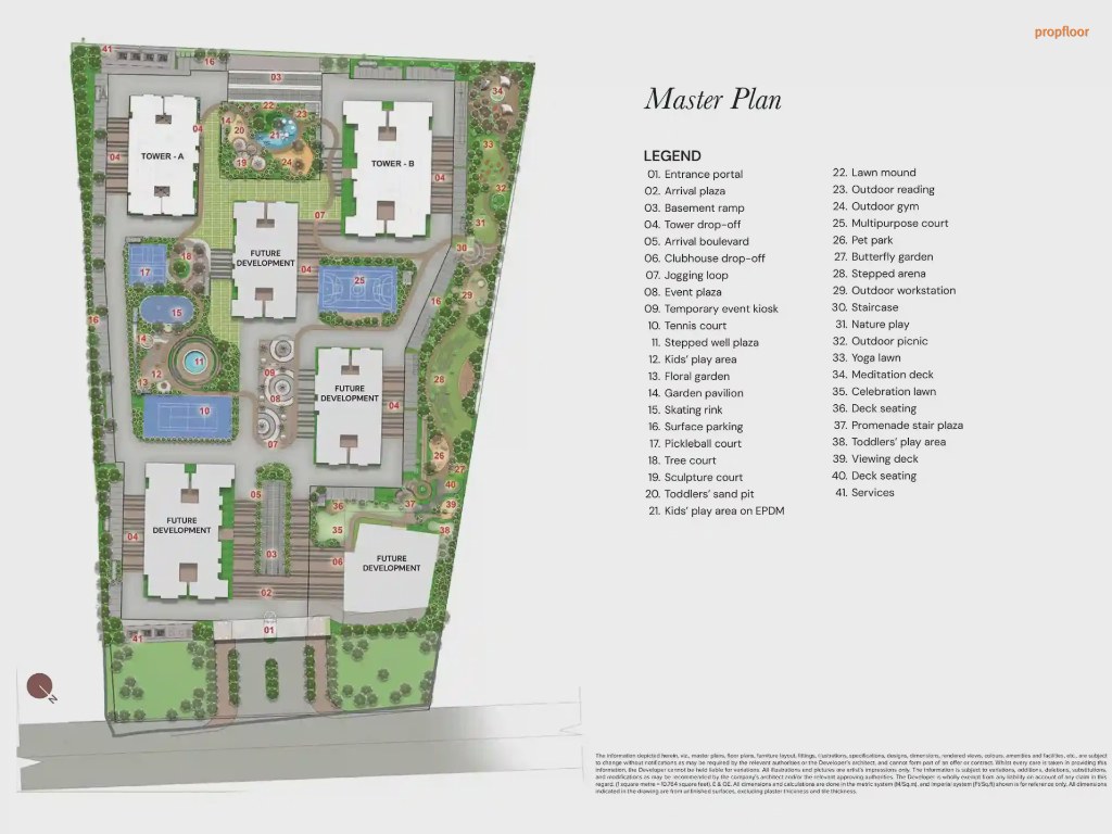 Brigade Belvedere Master plan