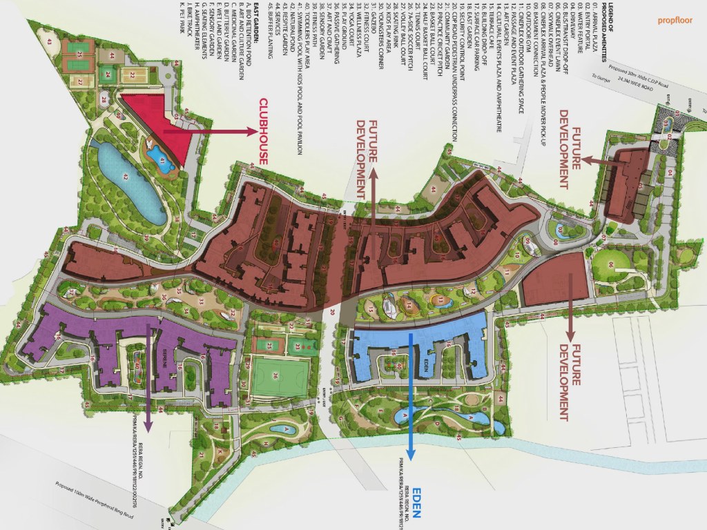Brigade Cornerstone Utopia - Eden Master plan