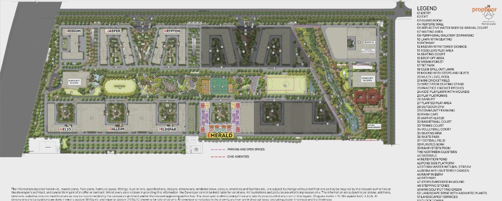 Brigade El Dorado – Beryl Master plan