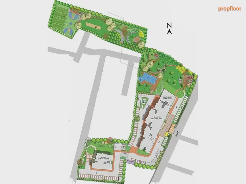 Brigade Komarla Heights Master plan