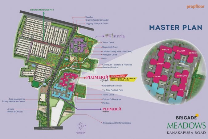 Brigade Meadows - Plumeria Master plan