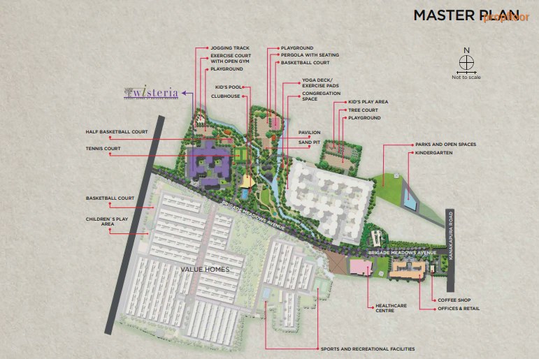 Brigade Meadows - Wisteria Master plan