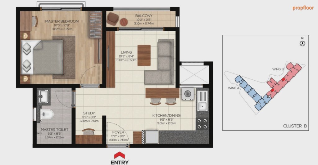 Brigade Valencia floor plan