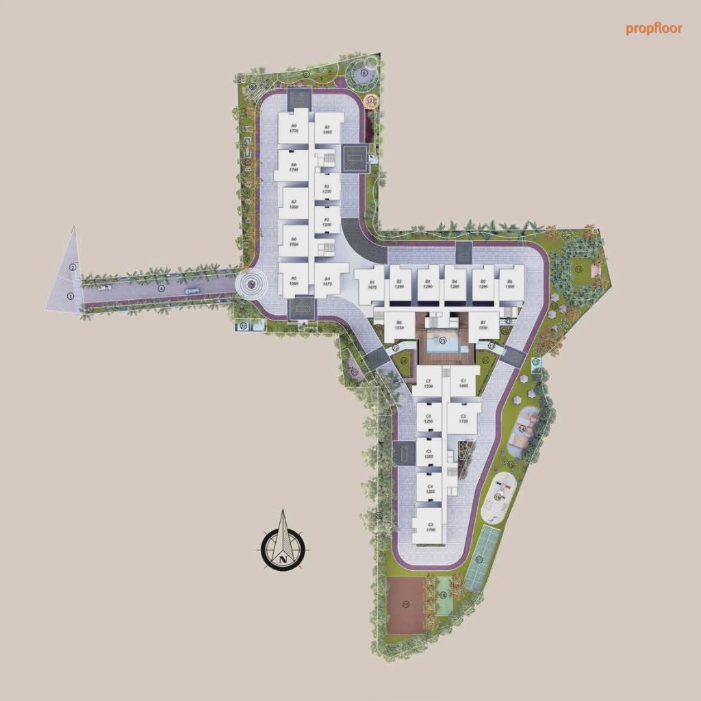 Candeur Novo Gardenia Master plan