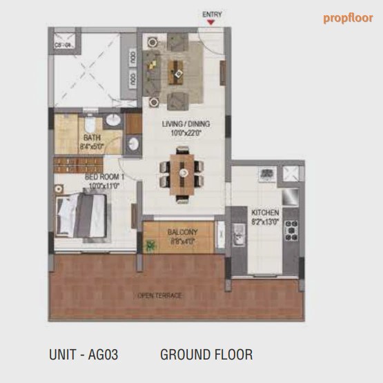 Casagrand Aquene floor plan