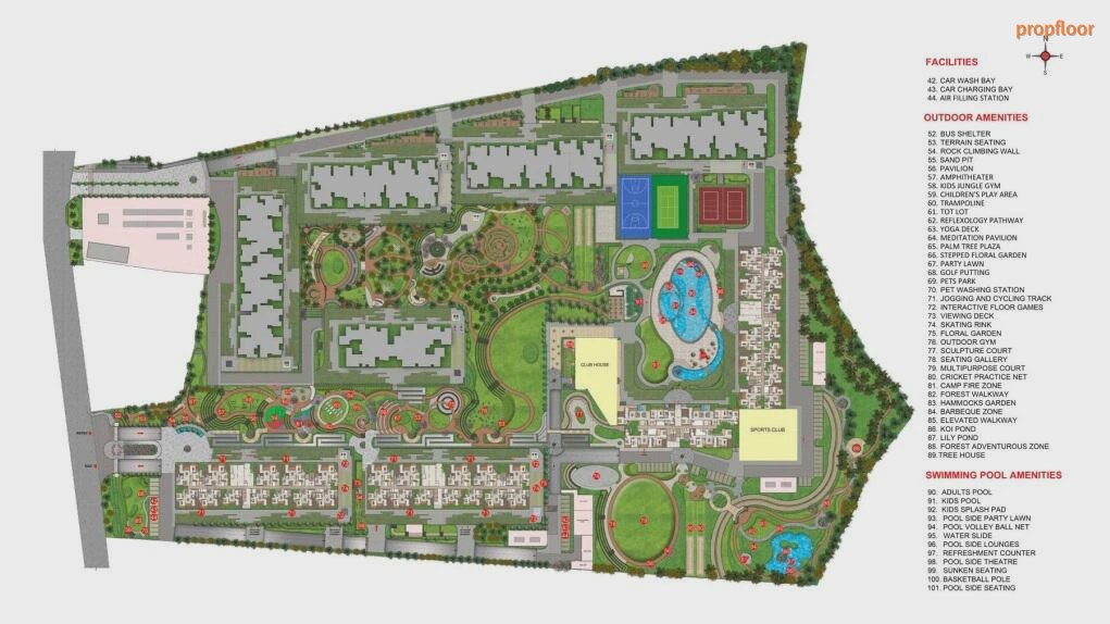 Casagrand Casablanca Master plan
