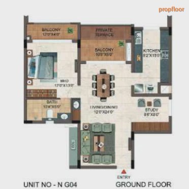 Casagrand Hazen floor plan
