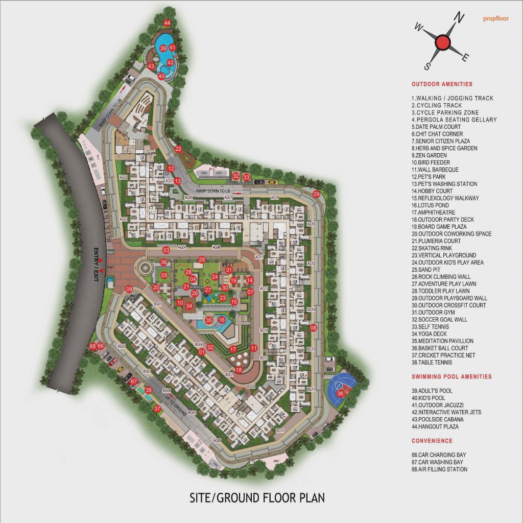 Casagrand Promenade Master plan