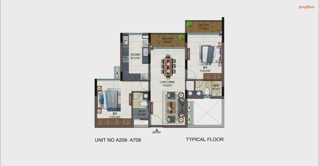 Casagrand Promenade floor plan