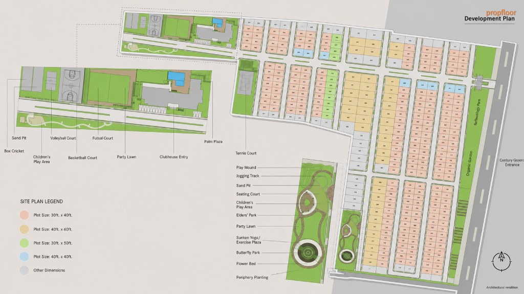 Century Greens master plan