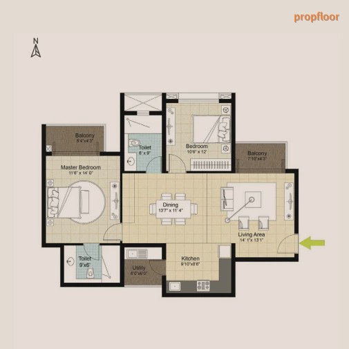 DNR Arista floor plan