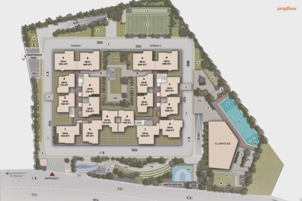 DSR Courtyard Master plan