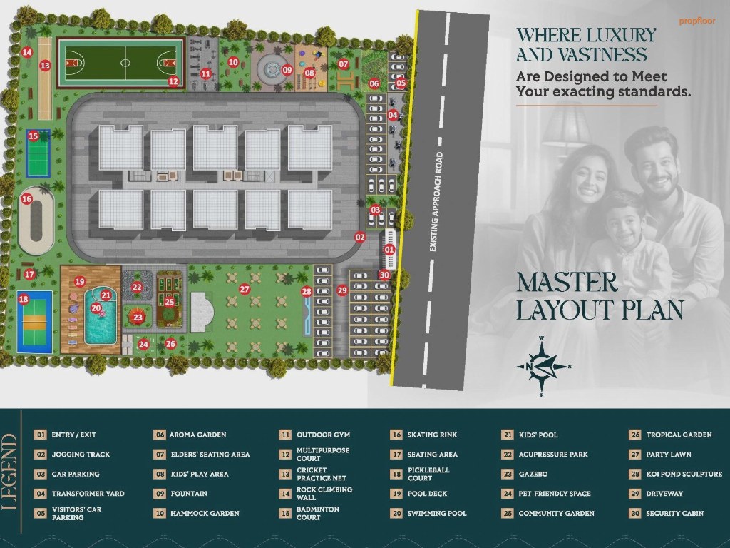 Dwarakamai Zenith Heights Master plan