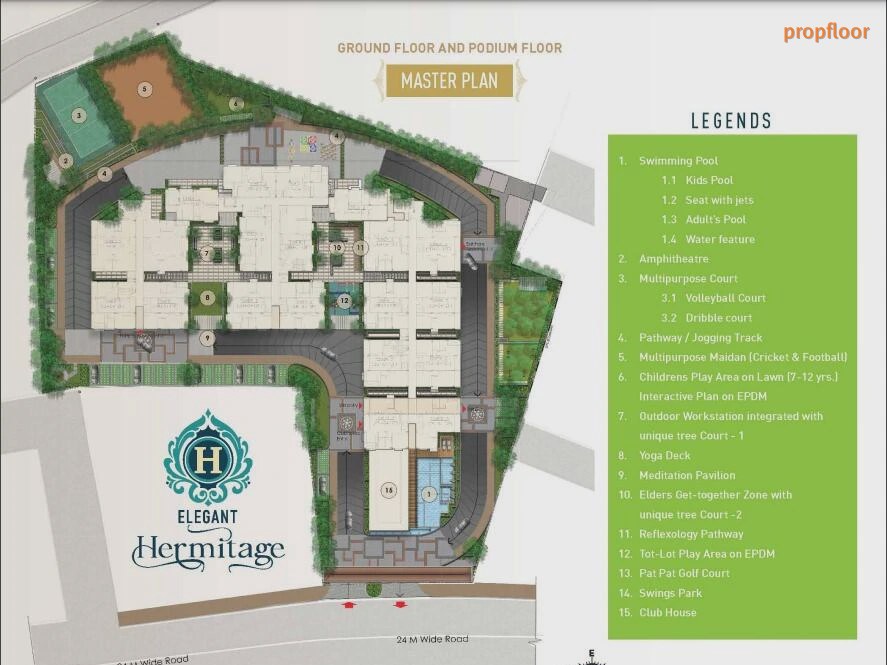 Elegant Hermitage Master plan