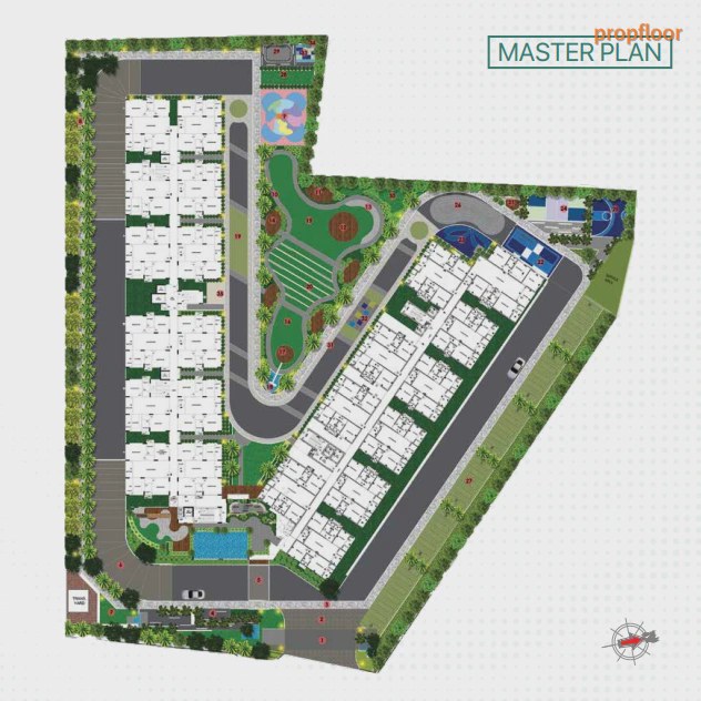 Elegant Takt Tropical Symphony Master plan
