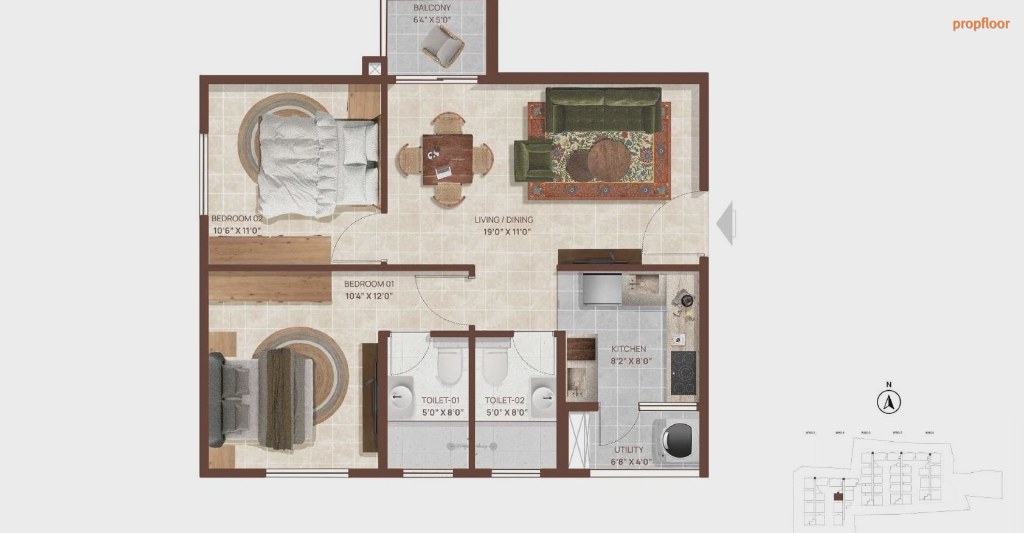 Elegant Tranquility floor plan