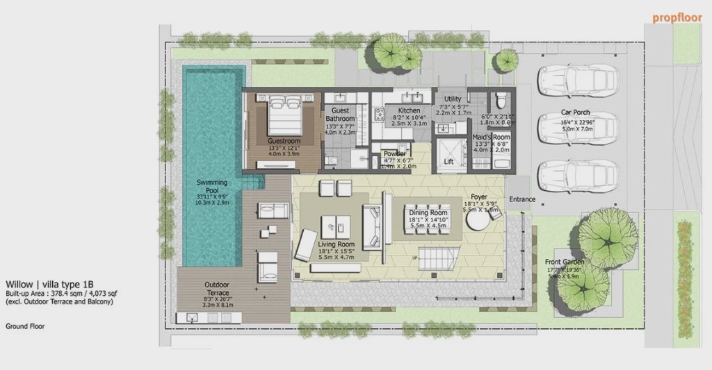 Embassy Boulevard floor plan
