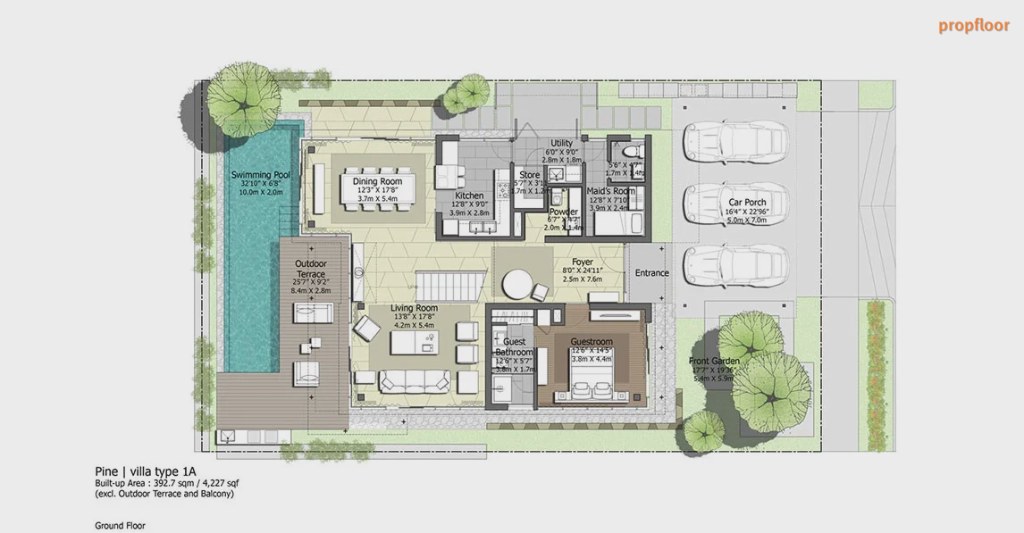 Embassy Boulevard 4 BHK floor plan 2