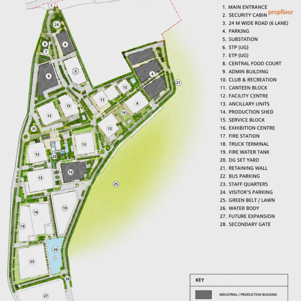 Embassy Orchid Master plan