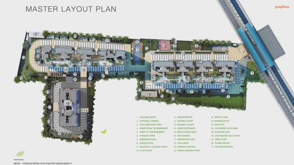 Godrej Air NXT master plan