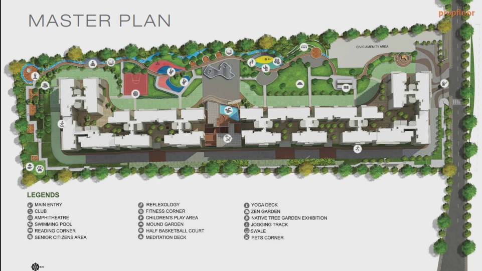 Godrej Aqua master plan