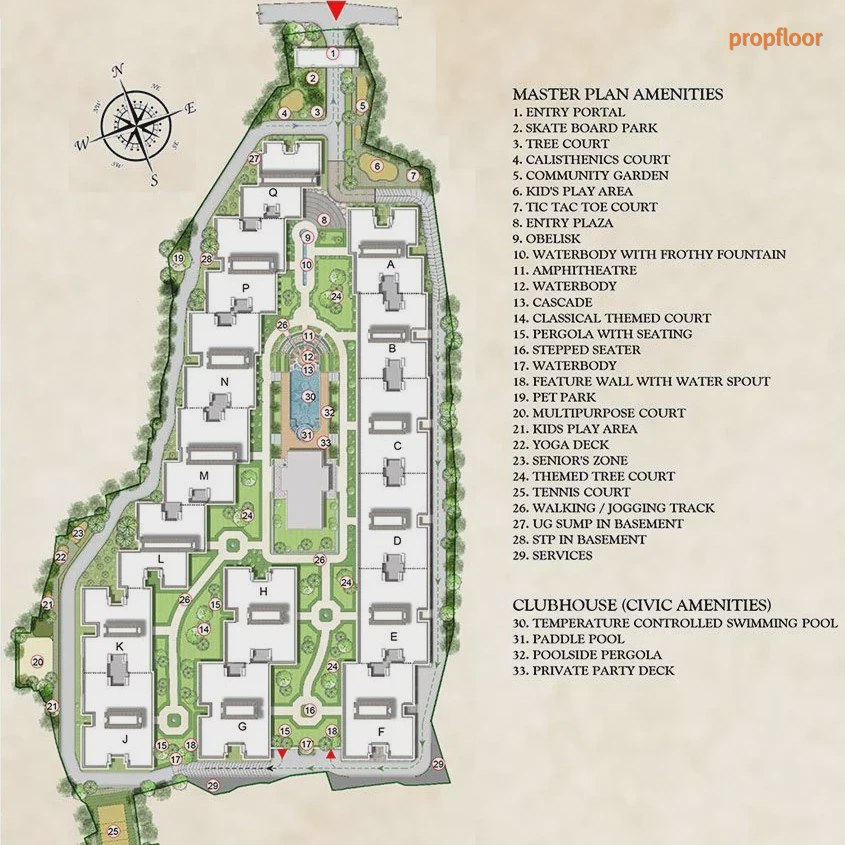 Godrej Athena Master plan