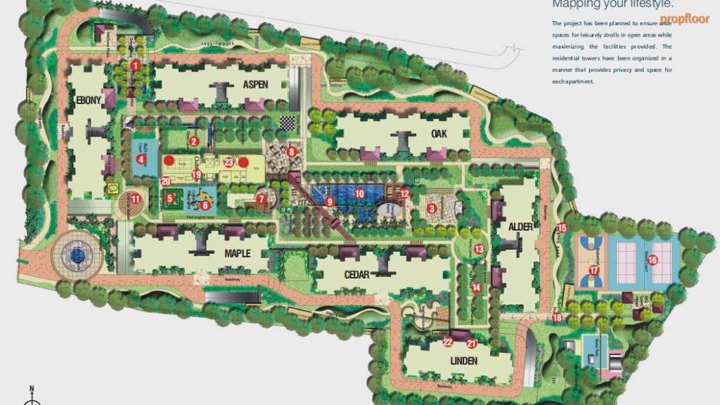 Godrej Woodsman Estate Master plan