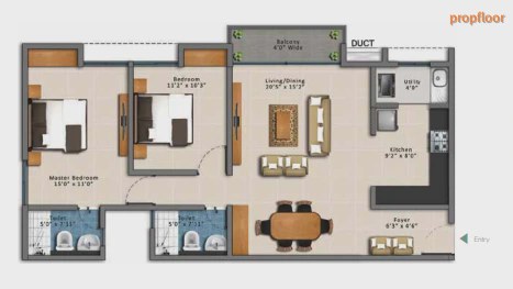 Gopalan Florenza floor plan