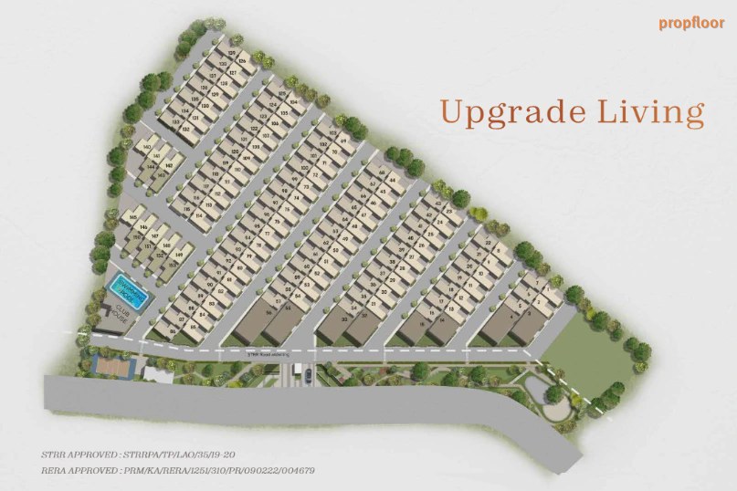 Heritage Urban Pod Villas Master plan
