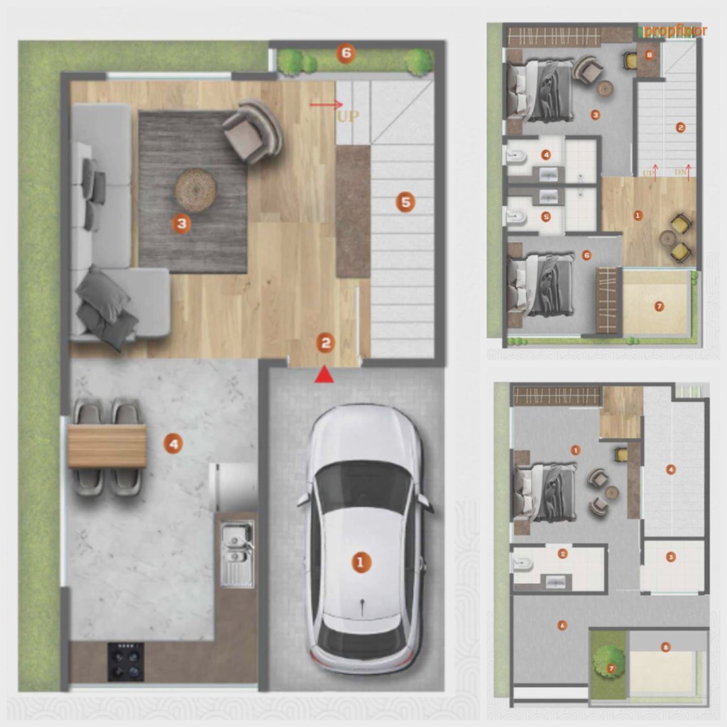 Heritage Urban Pod Villas floor plan