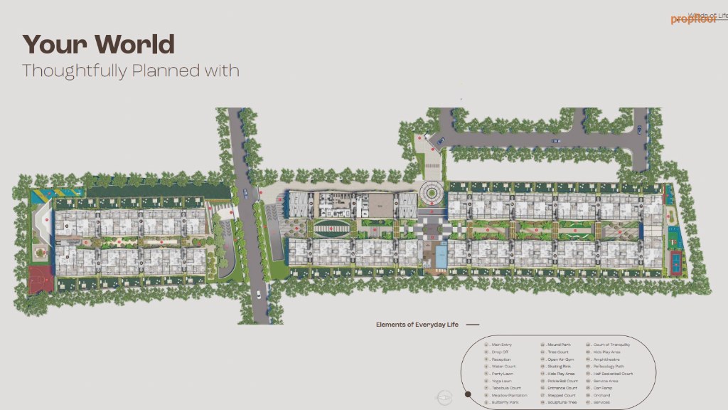Inspira Winds of Life Master plan