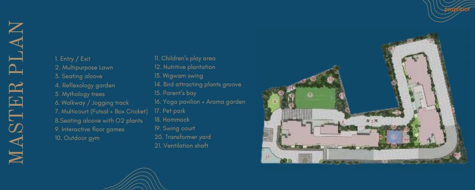 Keya The Lake Terraces Master plan