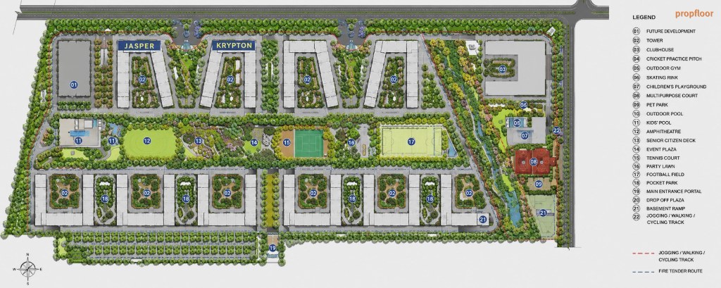 Krypton at Brigade Eldorado Master plan