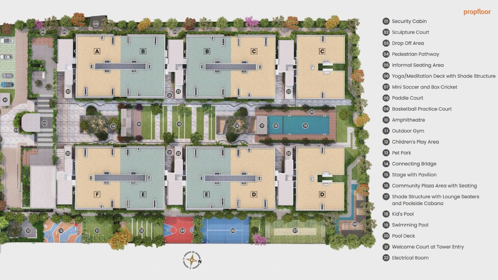 Kumar Plumeria Master plan