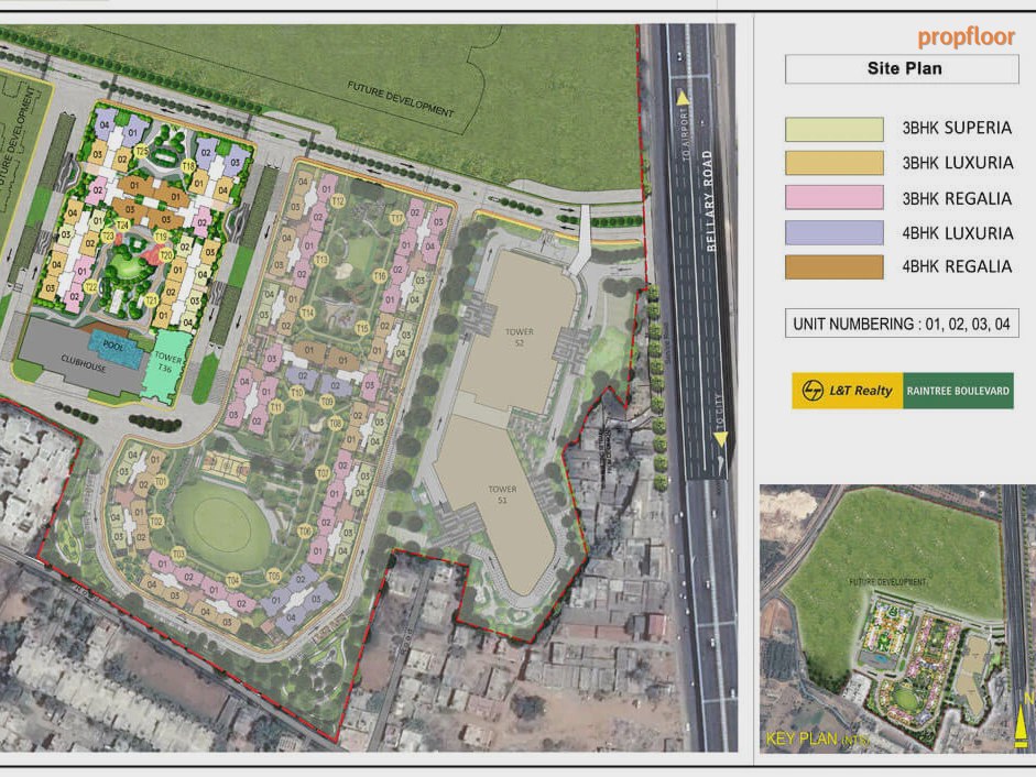 L&T Raintree Boulevard Phase-II Master plan