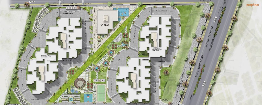 Mahaveer Northscape Master plan