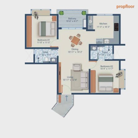 Mahendra Arto Helix floor plan