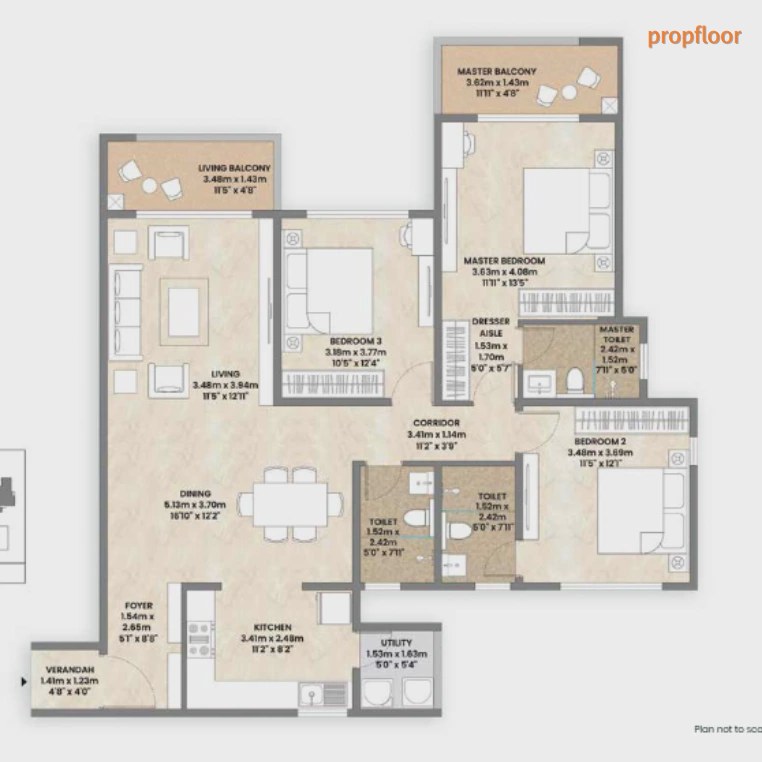 mahindra zen floor plan