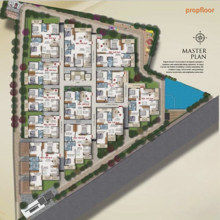Mega Royal Enclave Master plan